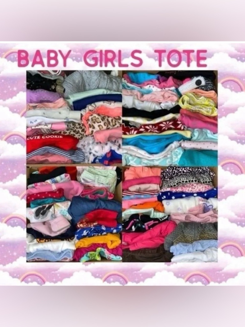 Baby Girls Assorted Clothing Bundle. You will get at least 20 items of clothing!